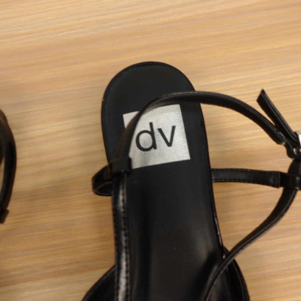 Slingback Flats Womens 6 Black 90s Indie Office Prep Pointed Toe DV Dolce Vita - Picture 3 of 8